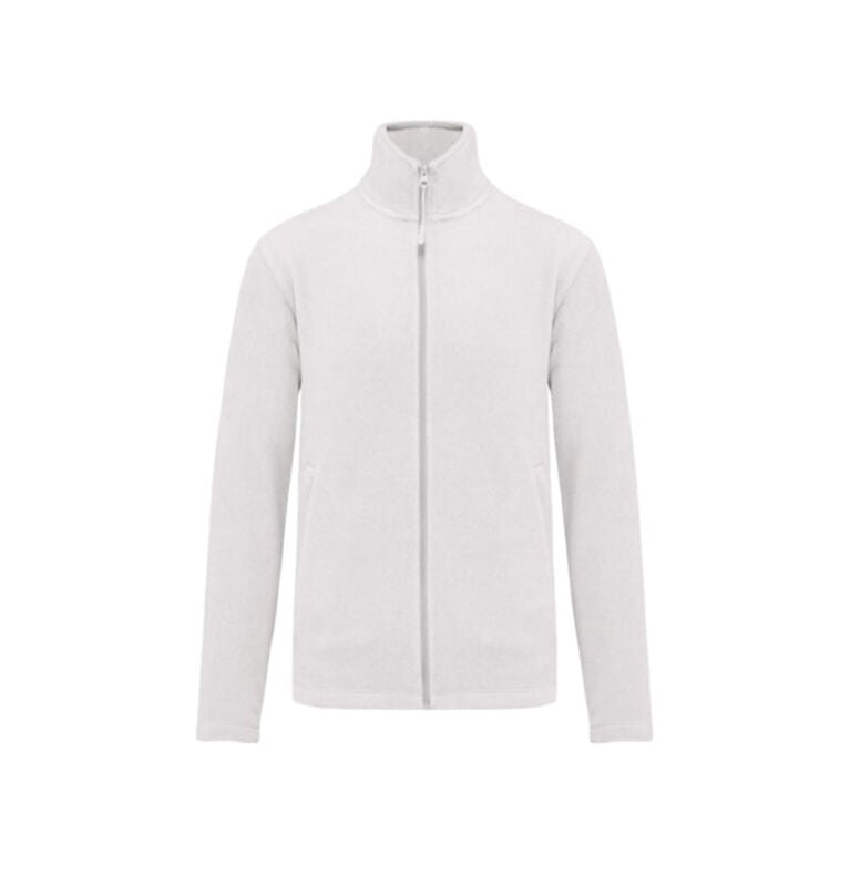 VESTE MICROPOLAIRE ZIPEE HOMME KARIBAN TAILLE S/5XL — WHITE / L
