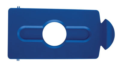 Couvercle de recyclage SLIM JIM pour bouteilles et canettes — Bleu