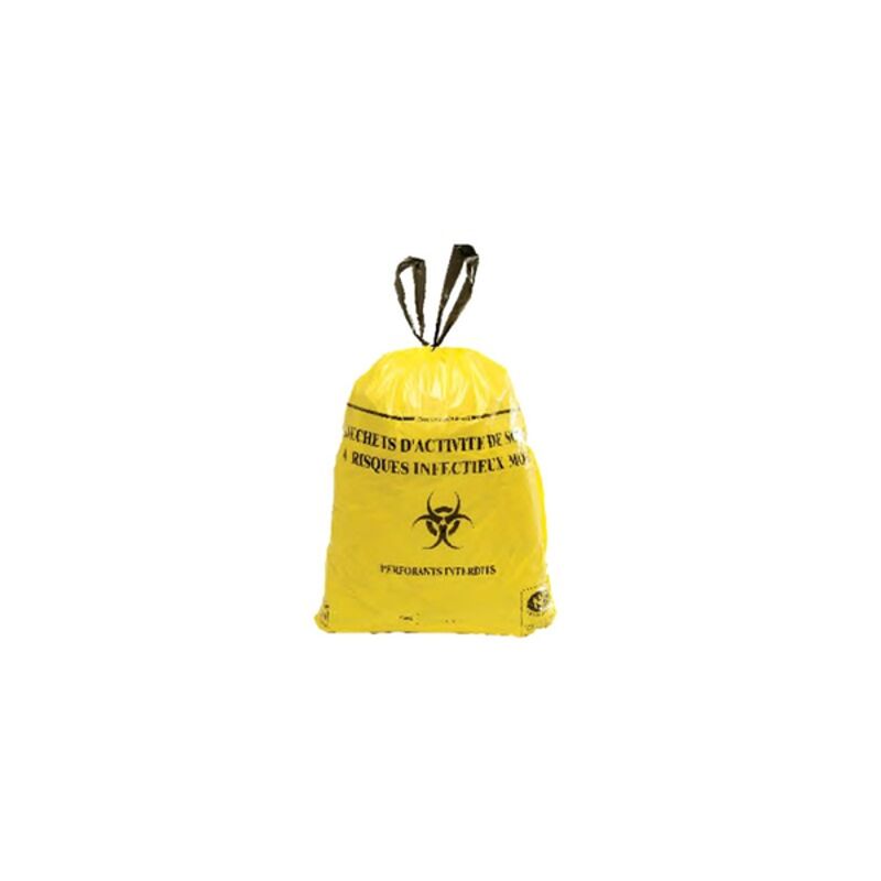 SP 100L Jaune DASRI BD 28µ NFX 10 Rlx 25 - Carton de 250