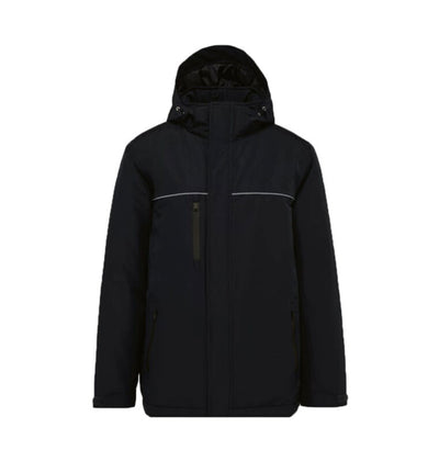 Parka performance à capuche unisexe (XS à 5XL) — Noir / L