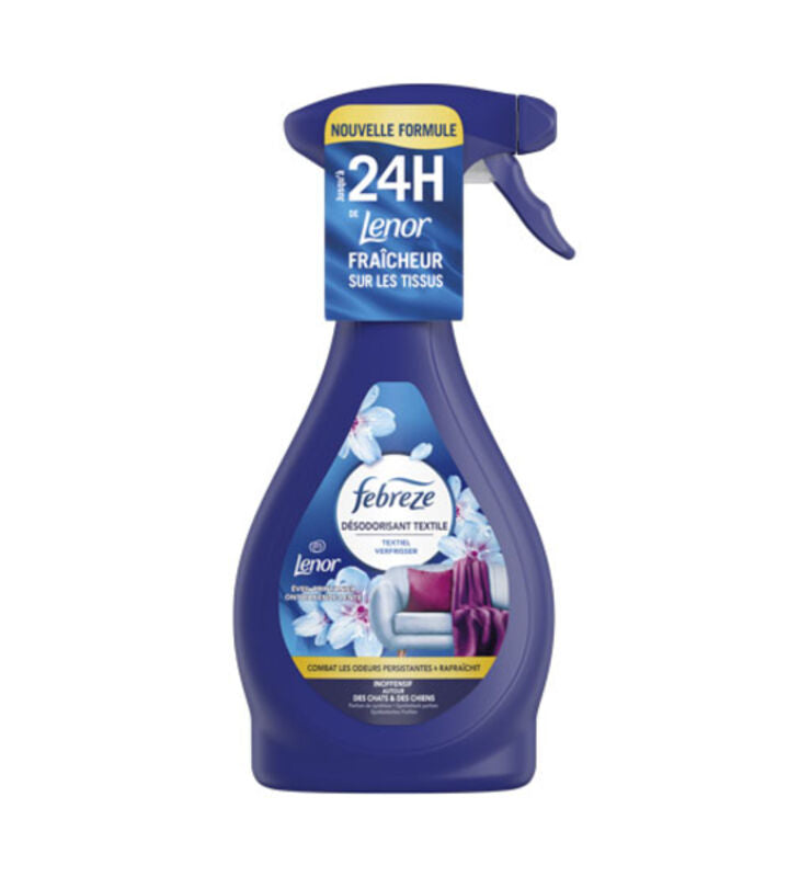 Désodorisant textiles FEBREZE LENOR EVEIL PRINTANIER-Spray 500ml