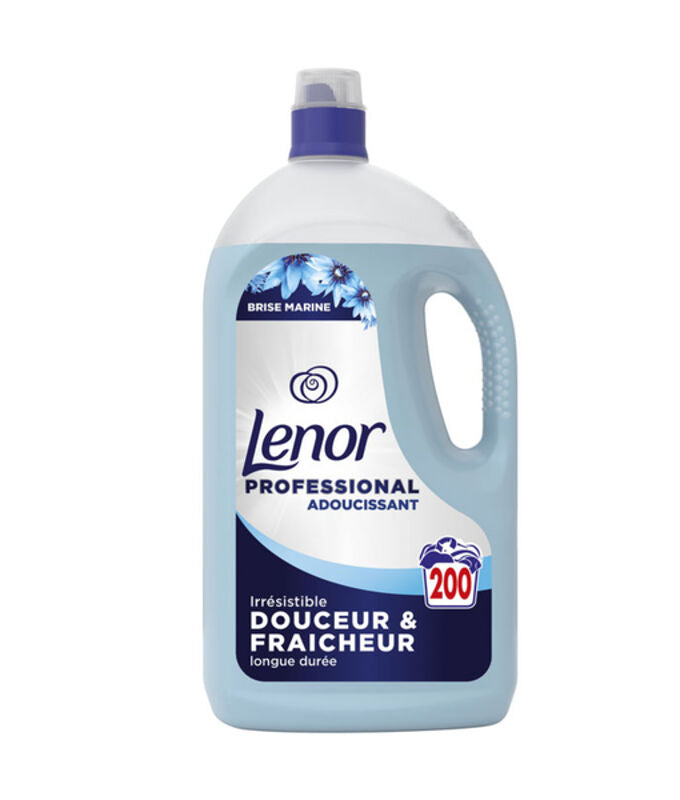 Assouplissant linge LENOR PROFESSIONAL BRISE MARINE 200 dose-Bidon 4L