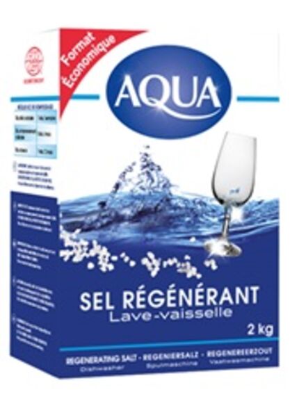 Sel régénérant lave-vaisselle écocert AQUAT-Boite 2 kg
