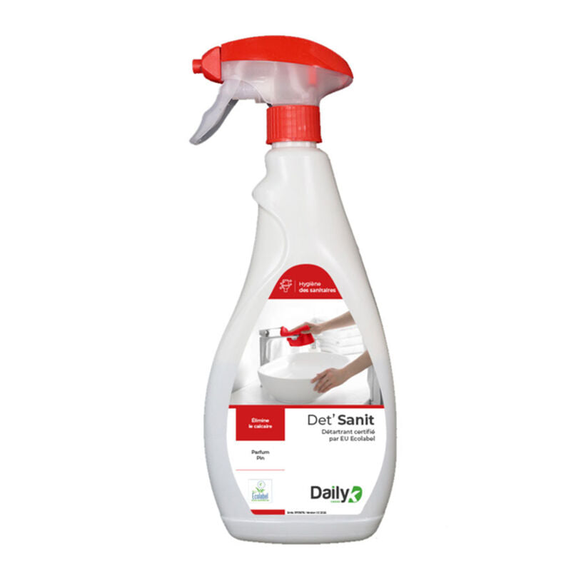 Détartrant sanitaires Ecolabel DET'SANIT DailyK Green - Spray 750 ml