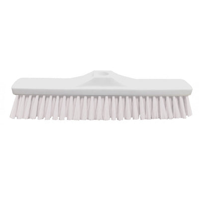 Balai polyester souple blanc 38cm monture PP Hemera