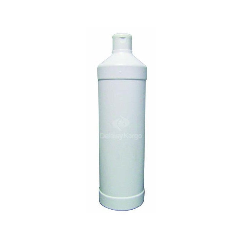 Bidon 1L (bouillotte) vide avec bouchon clapet PEHD B28DIN 45G