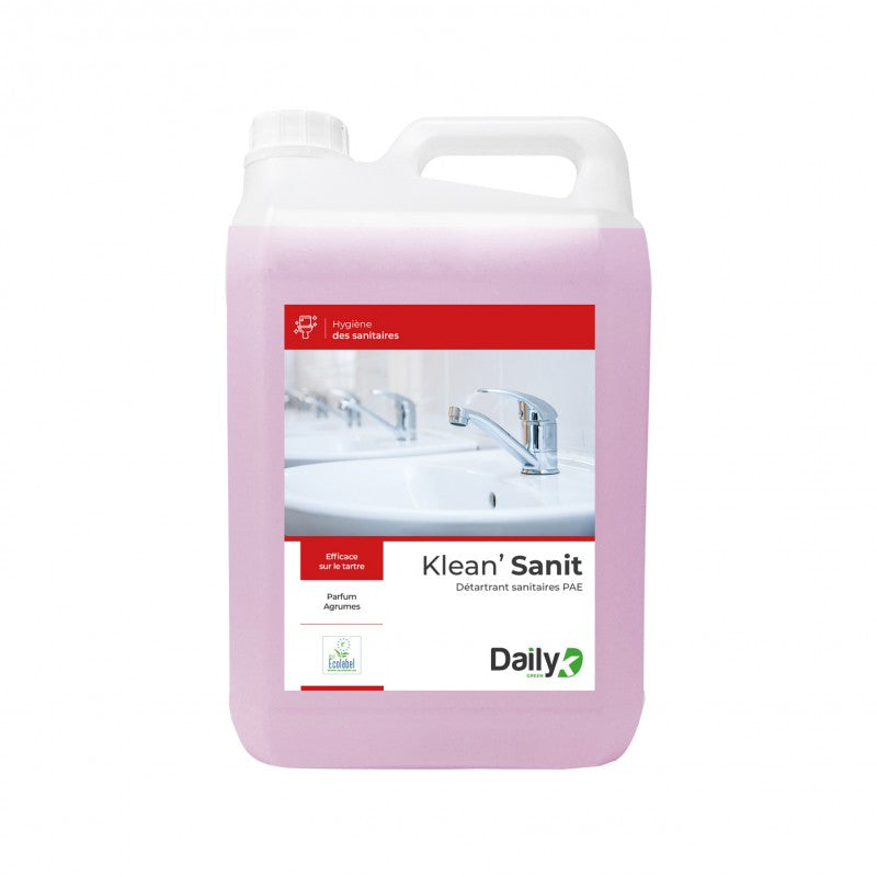 KLEAN'SANIT Détartrant PAE ECOLABEL DAILYK GREEN - 5L