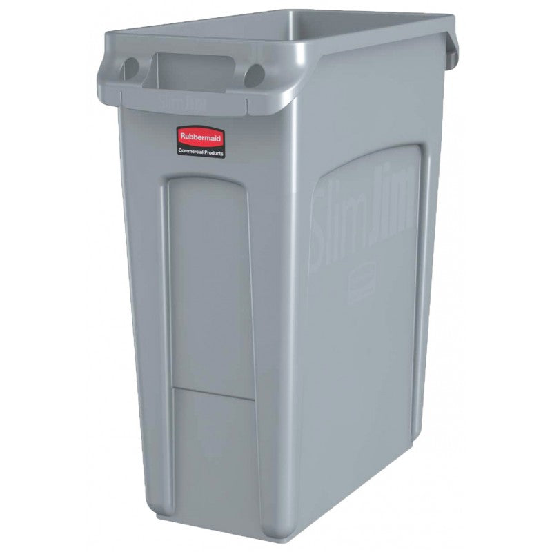 Collecteur gris SLIM JIM avec conduits d'aérations 60L