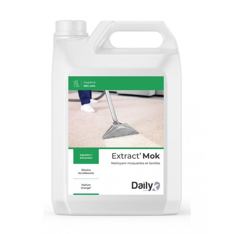 Extract'Mok DAILYK START detail etiquette bidon 5 litres