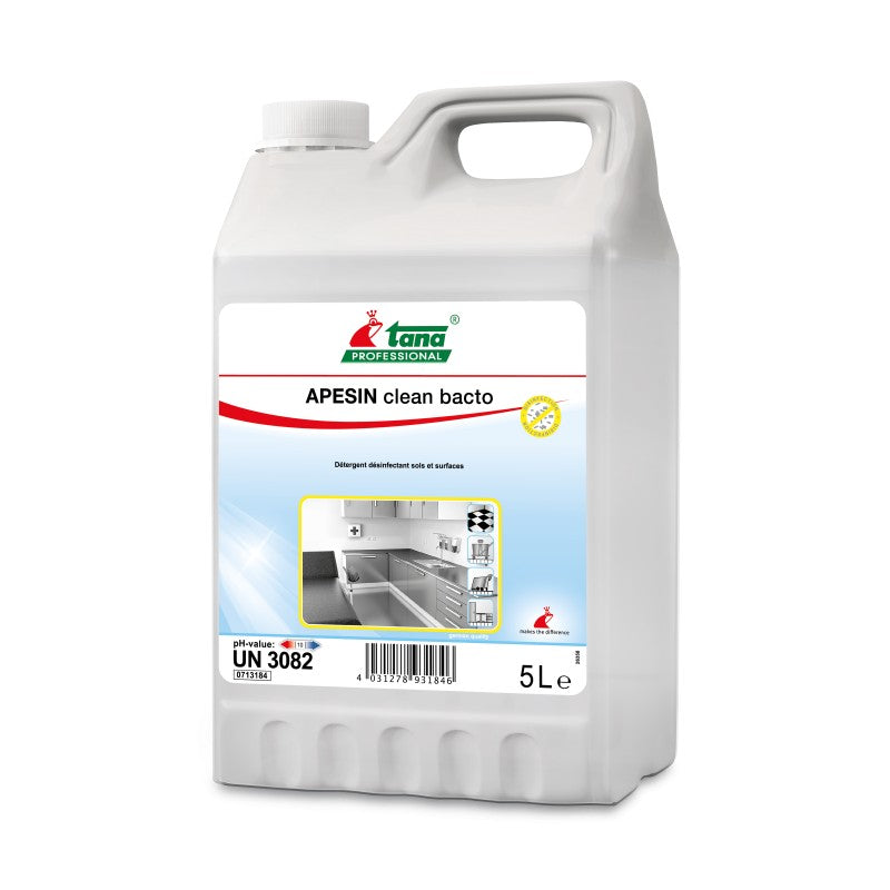 APESIN Clean Bacto désinfectant concentré usage professionnel 5L