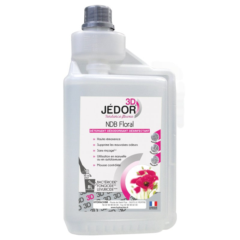 JEDOR 3D detergent desinfectant virucide bidon doseur 1L Hemera