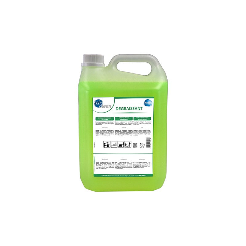 ECHOCLEAN DEGRAISSANT ammoniaqué multi-usages - Bidon 5L