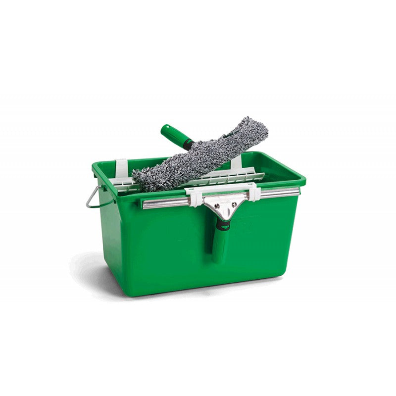 Detail kit nettoyage vitres ErgoTec Unger caoutchouc vert
