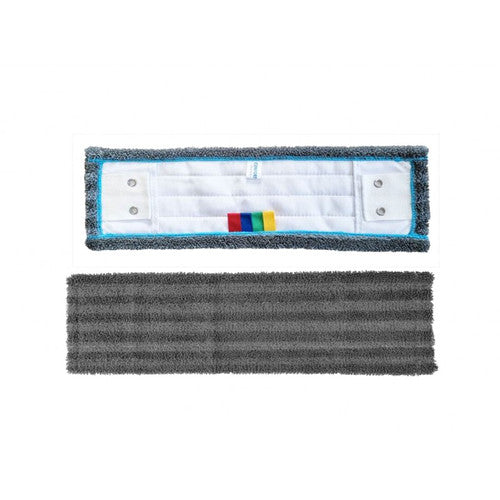 Frange microfibre fine CONFORT CIF poches languettes 2 oeillets 40cm