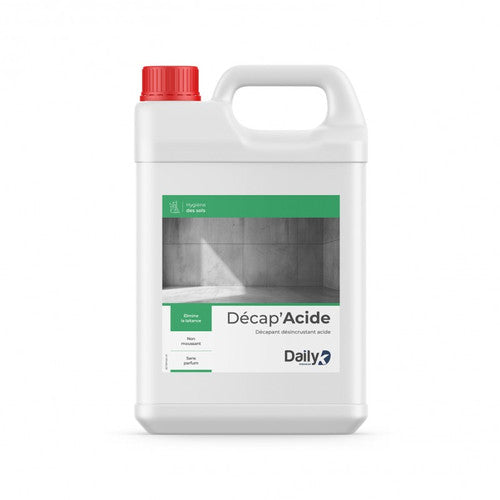Détartrant Décap Acide DAILYK bidon 5L incolore sans parfum