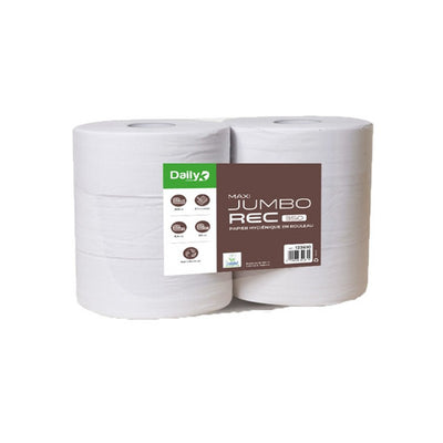 PH recyclé lisse blanc Ecolabel MAXI JUMBOREC 350m- Colis 6 rlx
