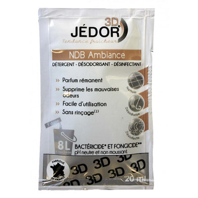 Dosettes 20ml détergent désinfactant surodorant 3D JEDOR - Ct de 250