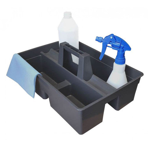 Panier porte-outils gris anthracite double compartiments Premium 130305