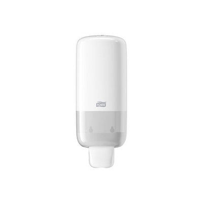 Distributeur savon Tork S4 Elevation blanc 11,3x10,5x28,6cm
