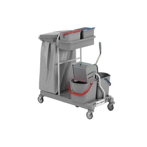 Chariot de ménage et lavage ARIANE GREY 2115 avec Presse à Plat