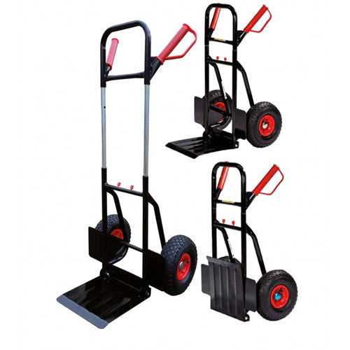 Diable Télescopique Rétractable pelle charge maxi 200 Kg