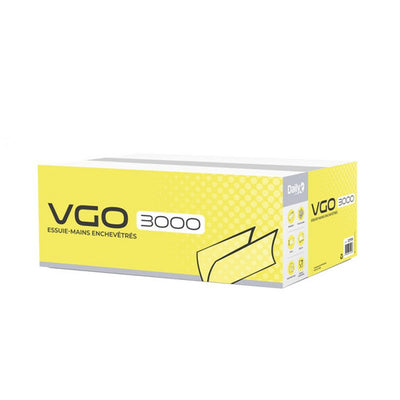Essuie-mains V recyclé blanc VGO 3000 Dailyk Start 3000 fts