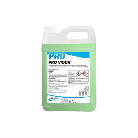 PRO VIDOR nettoyant bactericide desodorisant bidon 5L Hemera