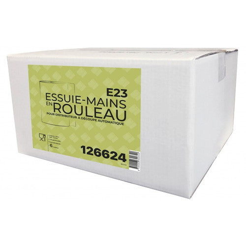 Essuie-mains AUTOCOUP E23 pure ouate blanc 140m rouleau