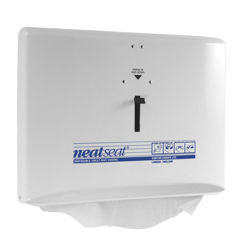 Distributeur couvre siège WC Neat Seat blanc laqué réf. 129088
