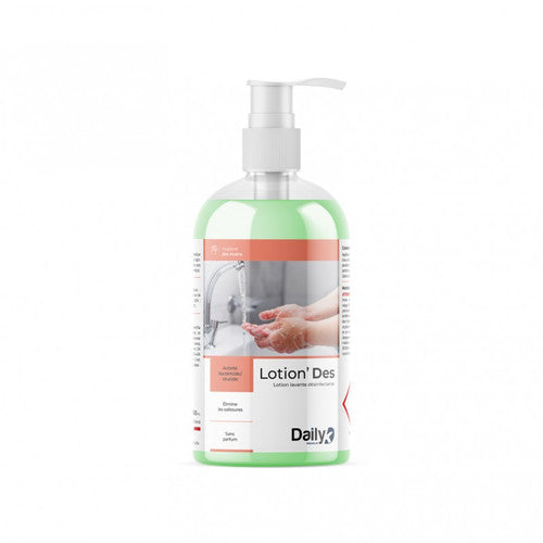 LOTION'DES Lotion désinfectante DAILYK PREMIUM - Flacon pompe 500ml