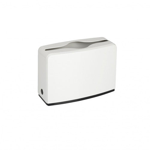 Distributeur essuie-mains à poser rectangulaire ABS blanc réf. 131710BC