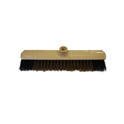 Balai synthétique moustache 38cm avec monture plastique à vis