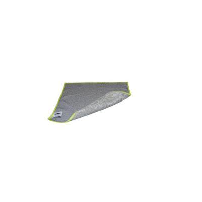 Lavette microfibre scrub and wipe 30x30cm gris et vert lot de 2