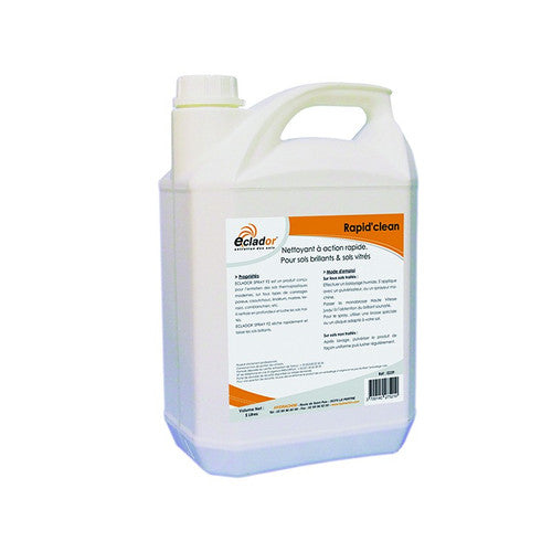 ECLADOR RAPID'CLEAN nettoyant sols brillants vitrés 5L ref 6132