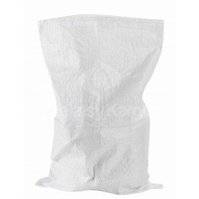 Sac gravats 80L blanc PP tissé 550x950mm- Pqt de 10 Sacs