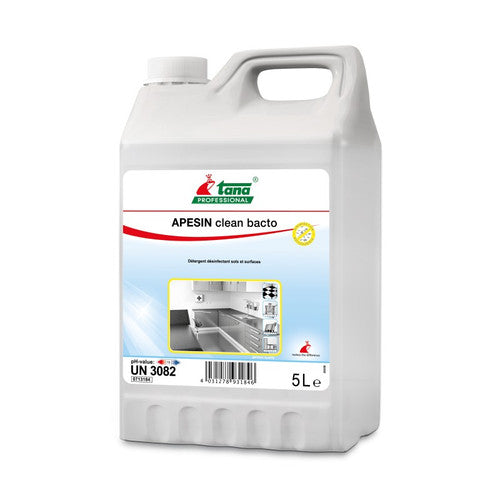 APESIN Clean Bacto détergent désinfectant sols surfaces bidon 5L