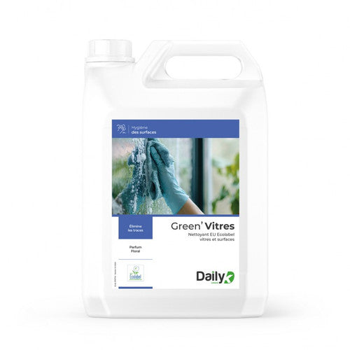 Nettoyant vitres&surfaces 5l écolabel GREEN'VITRES DAILYK - Bidon 5L