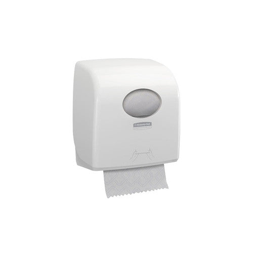 Distributeur essuie-mains rouleaux 190m AQUARIUS SLIMROLL blanc