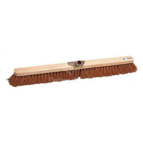 Balai coco professionnel Monture bois douille métal inclinéeL100