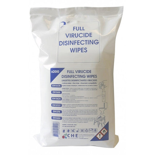 Lingettes désinfectantes mains et surfaces Hemera 133261 sachet 200