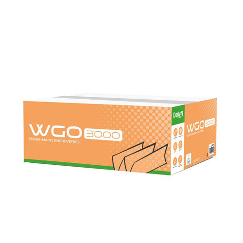 Essuie-mains W Ecolabel blanc WGO 3000 Dailyk Green - Colis 3000 fts