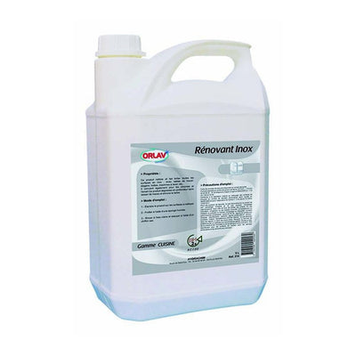 Rénovant Inox ORLAV 214 nettoyant dégraissant bidon 5L