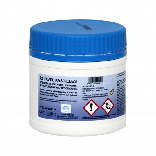 ORLAV pastilles chlorées désinfectantes boîte 150 doses 500g