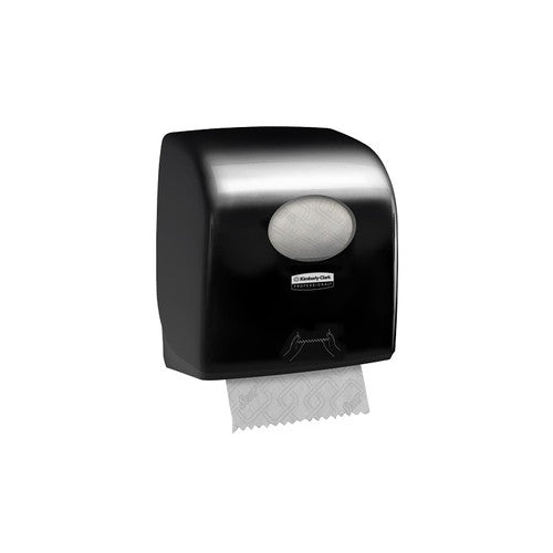 Distributeur essuie-mains rouleaux 350m AQUARIUS noir
