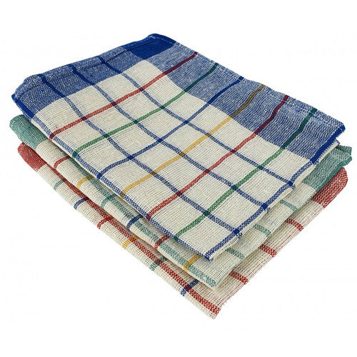Torchon vaisselle coton 170g m2 lot 10 coloris assortis