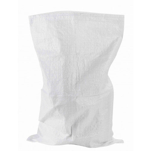 Sacs à gravats PP 80L 55x95 tissé blanc 10 X100-Balle de 1000