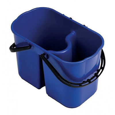 Seau bibac GEMINI DME 15L 8L+6L sans essoreur bleu