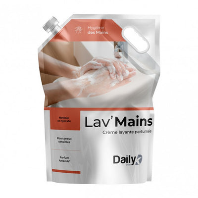 Crème lavante amande LAV'MAINS DAILYK START poche 3L