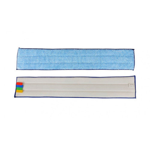Frange microfibre bleu velcro L 60 cm Hemera ref 126158