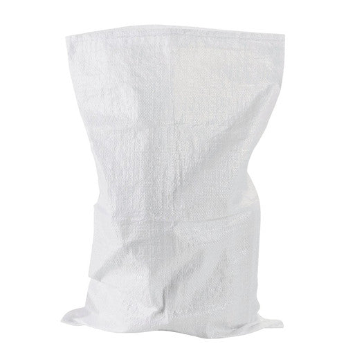 Sac gravats 80L PP tissé blanc 550x950mm lot de 100 Hemera